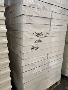 B-keus PIR 2-zijdig aluminium 600x600x120mm VK Rd:5.20 (=0,36m²)