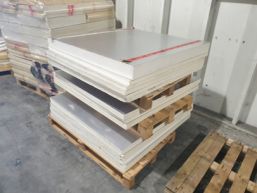 B-keus PIR afschot 2-zijdig aluminium 1200x1200x30/40mm Rd:1.58 (=1,44m²)