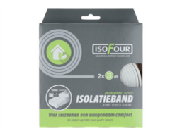 Isofour Tochtband wit E zelfklevend 2x3m