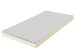 PIR + Agnes plafondplaat wit linnen 1200x600x81+12mm T&G Rd:3,68 (=0,72 m²)