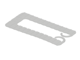 Uitvulplaatjes 1mm 60x30mm wit (100 Stuks)