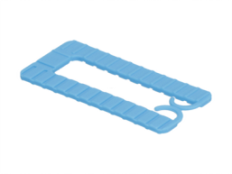 Uitvulplaatjes 2mm 60x30mm blauw (100 Stuks)