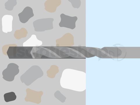 Etanco Afstandschroeven 4,5x60mm met plug 100 stuks