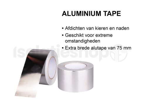 Aluminium tape 75mm x 50 meter