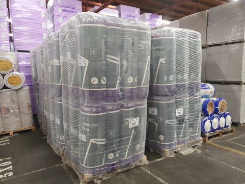 B-keus kale glaswol op rol Superglass MATT 40 7800x2/600x120mm Rd:3.00 (=9,36m²)