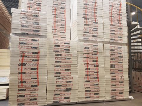 B-keus PIR 2-zijdig alu 1200x1200x80mm Rd:3,64 (1,44m²)