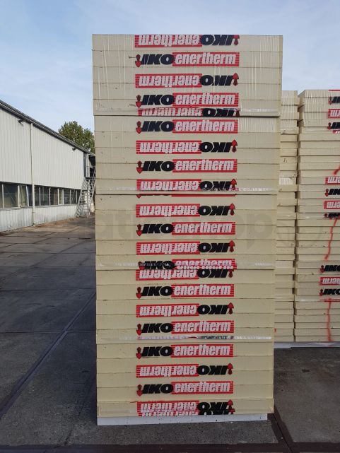 B-keus PIR 2-zijdig aluminium 1200x1000x100mm T&G Rd: 4,54 (1,2m²)