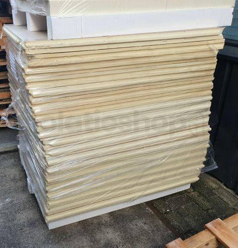 B-keus PIR 2-zijdig aluminium 1200x1000x40mm T&G Rd: 1,82 (1,2m²)