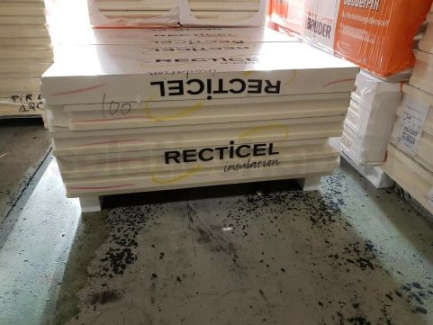 B-keus PIR 2-zijdig aluminium 1200x600x100mm T&G Rd: 4,54 (0,72m2)