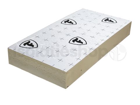 B-keus PIR 2-zijdig aluminium 1200x600x160mm Rd:7,27 (0,72m2)