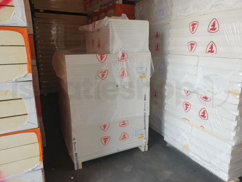 B-keus PIR 2-zijdig aluminium 1200x600x30mm Rd: 1,36 (0,72m2)