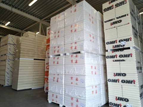 B-keus PIR 2-zijdig aluminium 1200x600x90mm T&G Rd: 4,09 (0,72m²)