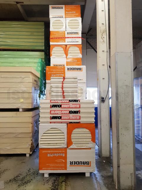 B-keus PIR 2-zijdig aluminium 1200x600x95mm T&G Rd: 4,32 (0,72m²)