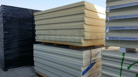 B-keus PIR 2-zijdig aluminium 2400x1020x200mm TG Rd: 9,09 (2,45m²)
