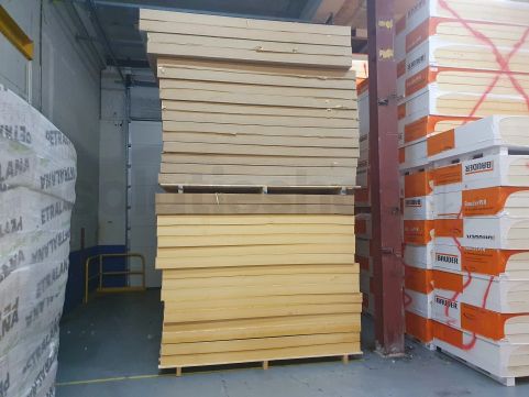 B-keus PIR 2-zijdig aluminium 2400x1200x120mm Rd: 5,45 (2,88m²)