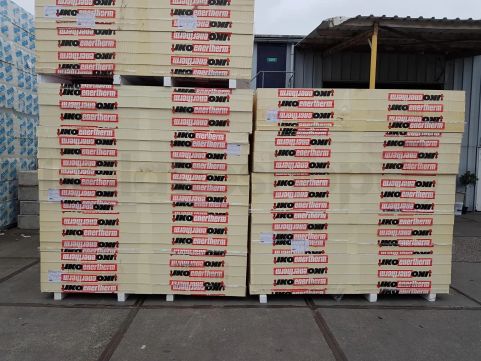 B-keus PIR 2-zijdig aluminium 2400x1200x130mm Rd: 5,91 (2,88m²)