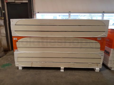 B-keus PIR 2-zijdig aluminium 2400x1200x140mm Rd: 6,36 (2,88m²)