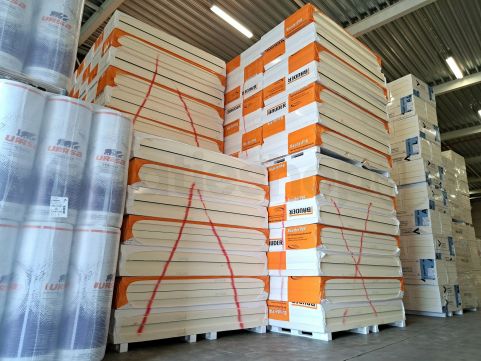 B-Keus PIR 2-zijdig Aluminium 2400x1200x180mm met sponning Rd:8,18 (2,88m²)