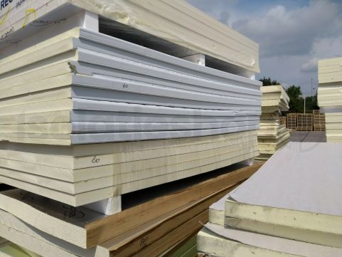 B-keus PIR 2-zijdig aluminium 2400x1200x60mm Rd: 2,73 (2,88m²)