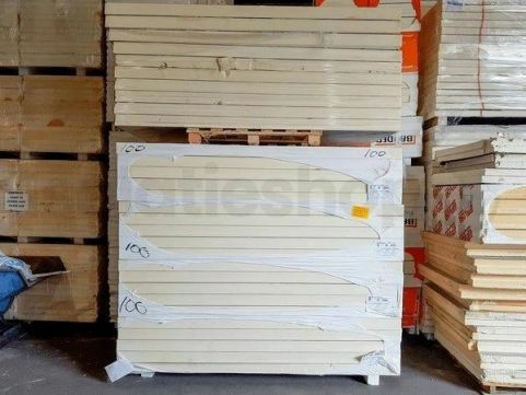 B-keus PIR 2-zijdig aluminium 2500x1200x100mm Rd: 4,54 (3m²)
