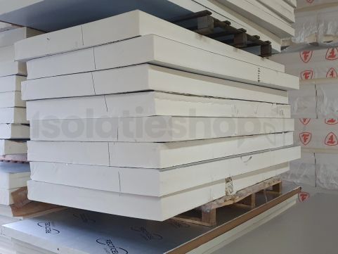 B-Keus PIR 2-zijdig aluminium 2500x600x120mm Rd: 5,45 (1,50m²)