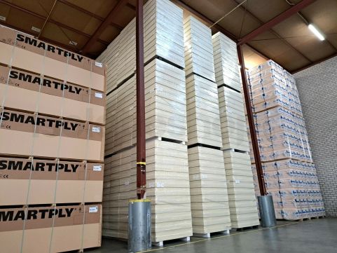 B-Keus PIR 2-zijdig Mineraalglasvlies 1200x600x200mm met sponning Rd: 8,00 (0,72m2)