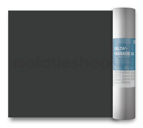 Delta Fassade 20 damp-open UV folie 1.5x50m1 (=75m²)