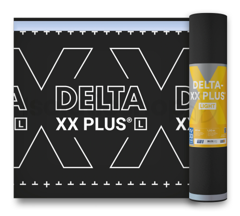 Delta-XX Plus Light spinvlies damp-open folie 1.5x50m1 (=75m²)