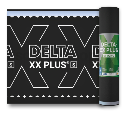 Delta-XX Plus Strong 3-laags spinvlies damp-open folie 1.5x50m1 (=75m²)