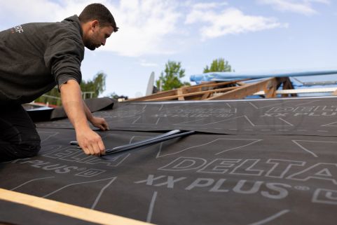 Delta-XX Plus Strong 3-laags spinvlies damp-open folie 1.5x50m1 (=75m²)