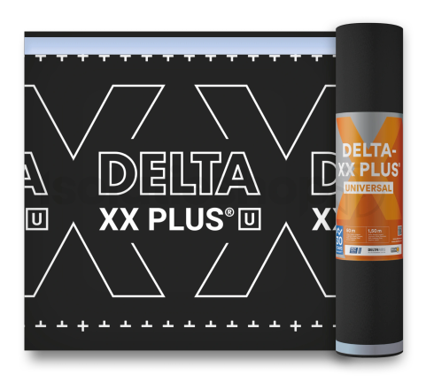 Delta-XX Plus Universal spinvlies damp-open folie 1.5x50m1 (=75m²)