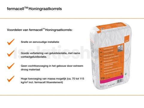 Fermacell Honingraatkorrels