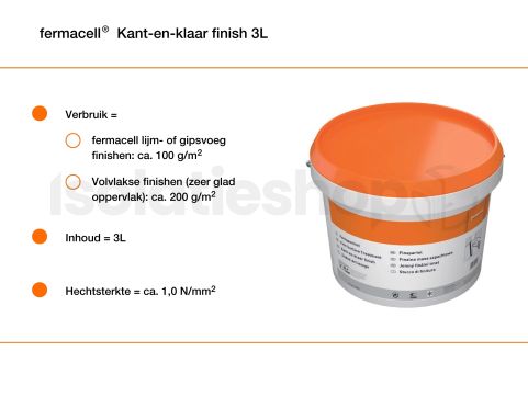 Fermacell Kant-en-klaar finish 3L