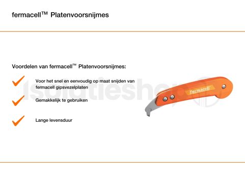 Fermacell Platenvoorsnijmes