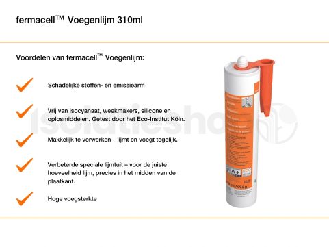 Fermacell voegenlijm/kit 310ml