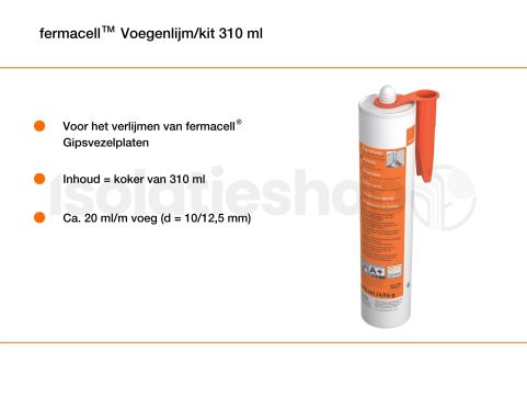 Fermacell voegenlijm/kit 310ml