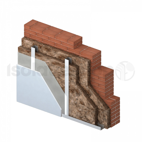 Glaswol Acoustifit 1350x600x75mm 10pl/pak Rd:2.00 (=8,10 m²)