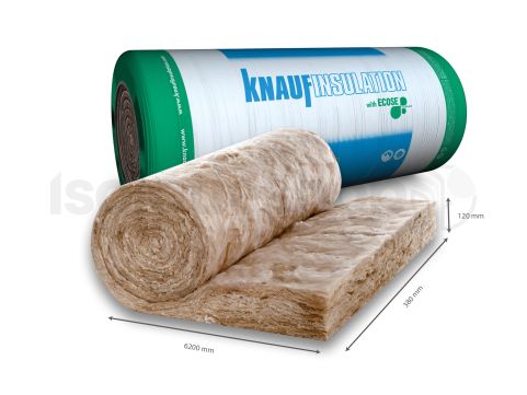 Glaswol Naturoll 035 6200x380x120mm Rd:3.40 (=2,36 m²)