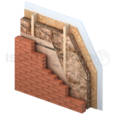 Glaswol Naturoll 035 7600x380x90mm Rd:2.55 (=2,89 m²)