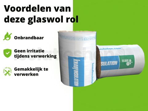 Glaswol Naturoll 037 8200x580x90mm Rd:2.40 (=4,76 m²)