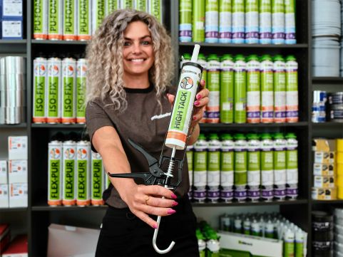 High-Tack set De Isolatieshop High-Tack + Kitspuit