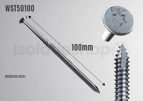 Houtschroeven 5.0x100mm Torx (100 stuks)