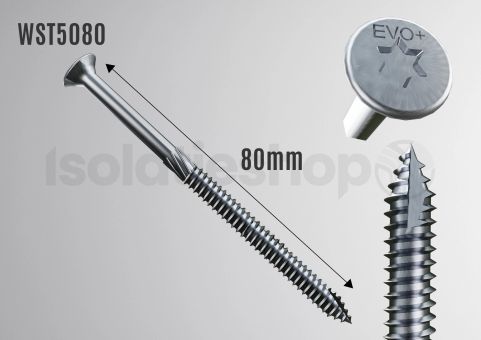 Houtschroeven 6.0x80mm Torx (150 stuks)