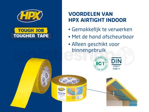 HPX Airtight Indoor afdichtingstape 60mm x 25m