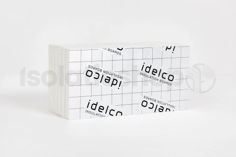 Idelco PIR 2-zijdig Aluminium 1200x600x140mm Rd:6.36 4pl/pak (=2,88 m²)