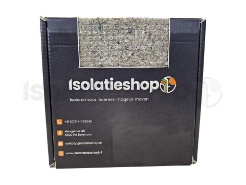 Isolatieshop sample Cellulose isolatie