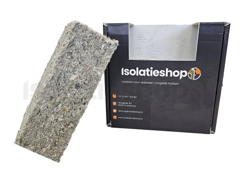 Isolatieshop sample Cellulose isolatie