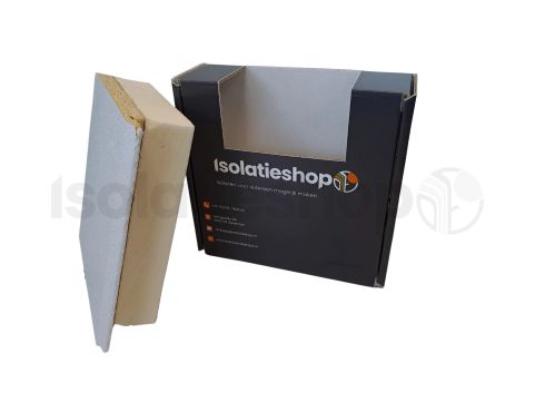 Isolatieshop sample PIR + Agnes Stuc wit