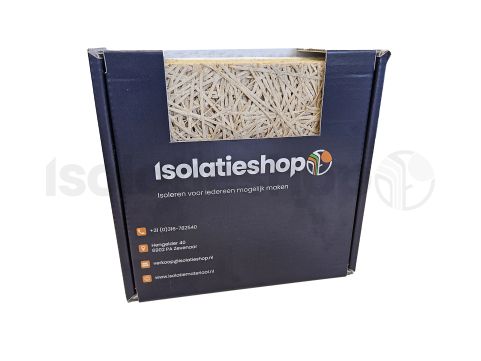 Isolatieshop sample PIR + Houtwolcement naturel