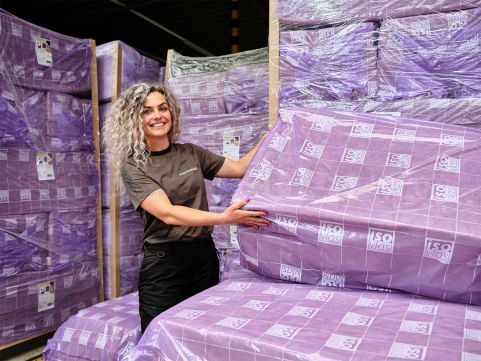 Isovlas PL isolatieplaat 1200x600x70mm Rd:1.84 7pl/pak (=5,04 m²)